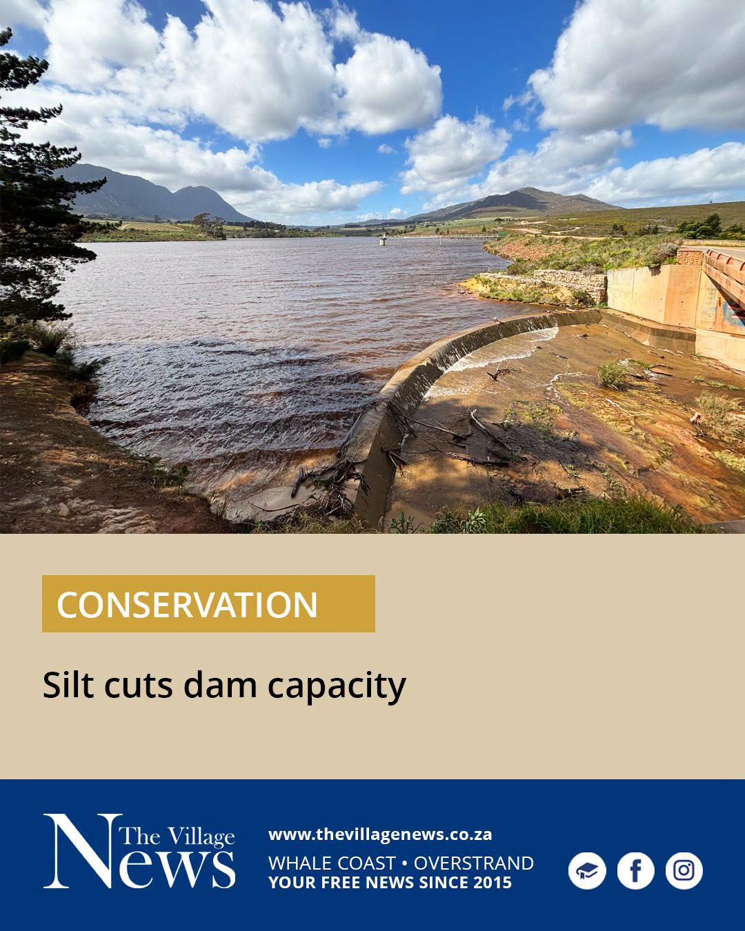 Silt cuts dam capacity