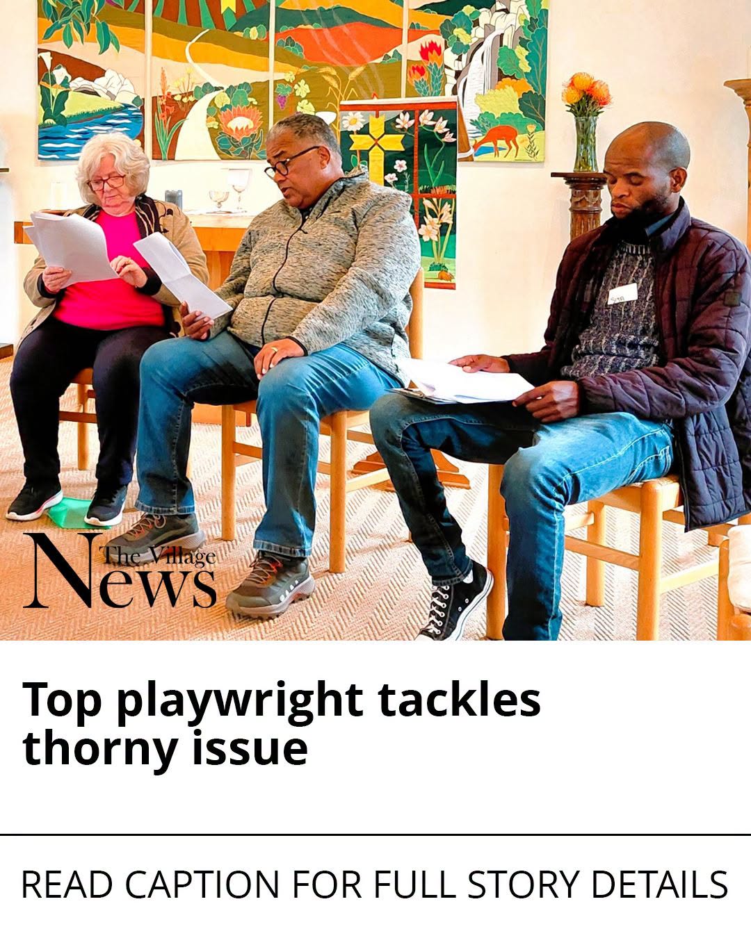 Top playwright tackles thorny issue