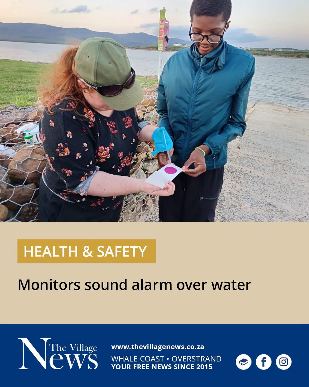 Monitors sound alarm over water