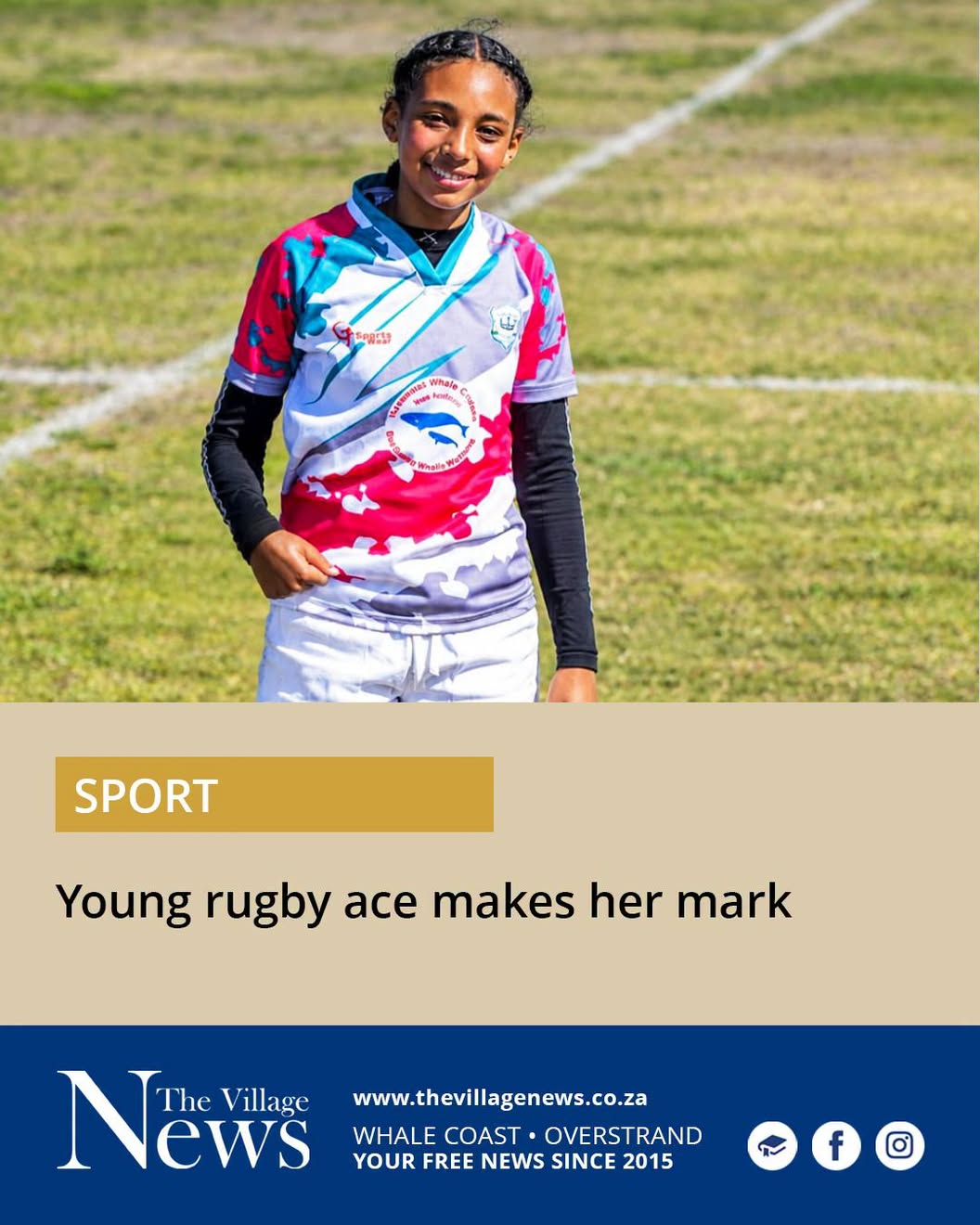 Young rugby ace makes her mark